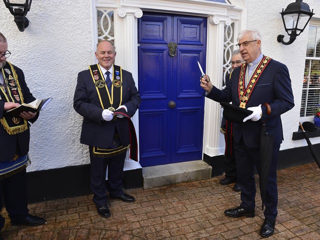 The Royal Black Institution official opened its new state-of-the-art headquarters - marking a milestone in its 225-year history. Picture: Arthur Allison/Pacemaker Press.
