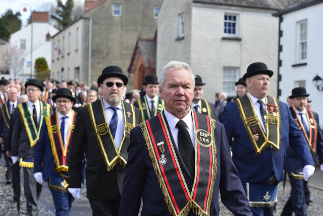 More than 2,000 sir knights took part in the parade. 
Picture: Arthur Allison/Pacemaker Press.