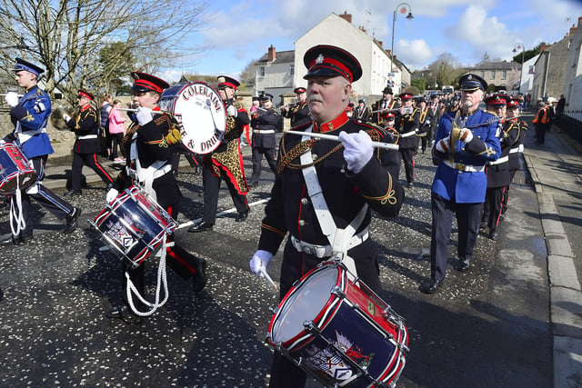 The parade included more than 2,000 sir knights, accompanied by bands. 
Picture: Arthur Allison/Pacemaker Press.