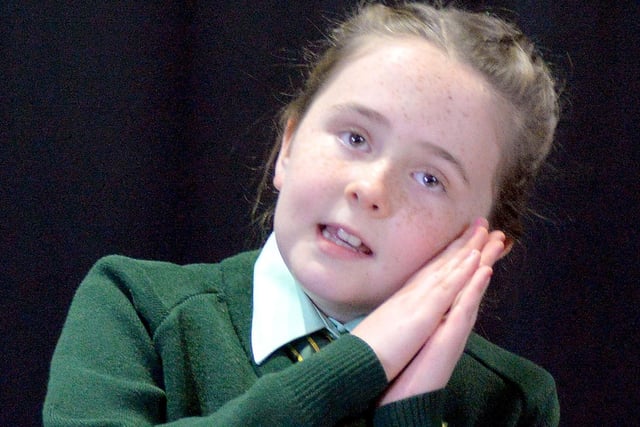 'Castle On A Cloud' from Les Miserables was the choice of Ella McCann at Portadown Music Festival. INPT13-203.