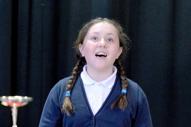 Sarah Rose Lappin performing 'Wouldn't It Be Loverley' from the musical, Oliver. INPT13-202.
