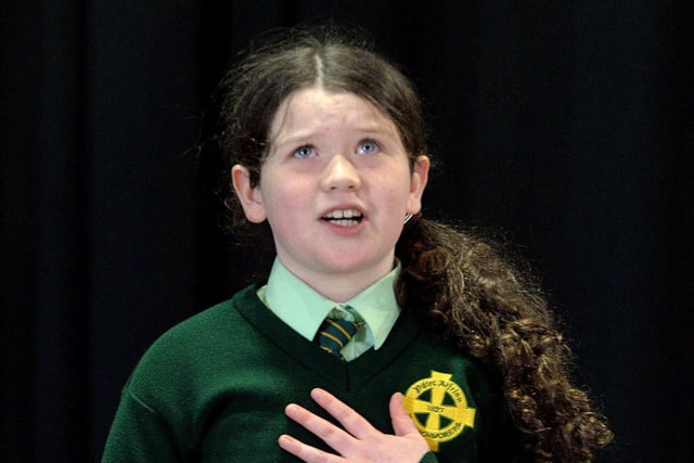 Kate Lavery made it her day winning first place with her performance of 'I Know It's Today' from Shrek. INPT13-217.