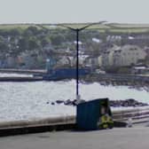 Old Castle Road car park, Whitehead. Image by Google