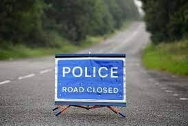 Road closed during security alert