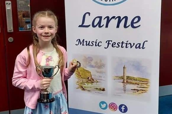 Freya Ingram - Winner of Piano solo 8 years & under