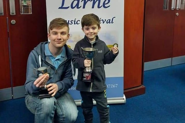 Ty & Chase Williams - Winners of Vocal Duet 18 years & under. They also both won their solo classes
