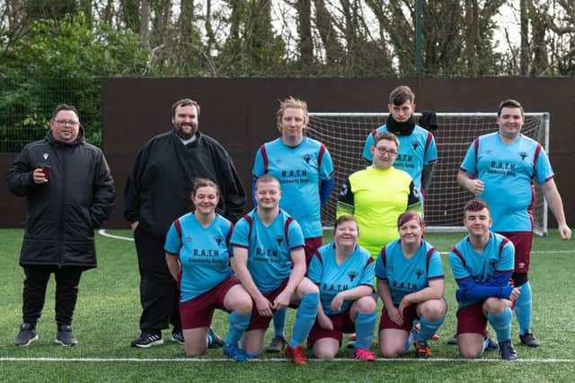 Antrim Newtownabbey Disability FC caters for male and female players.