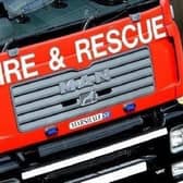 Emergency services are at the scene.