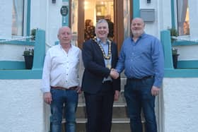 The Mayor officially opening Beulah House in Portrush