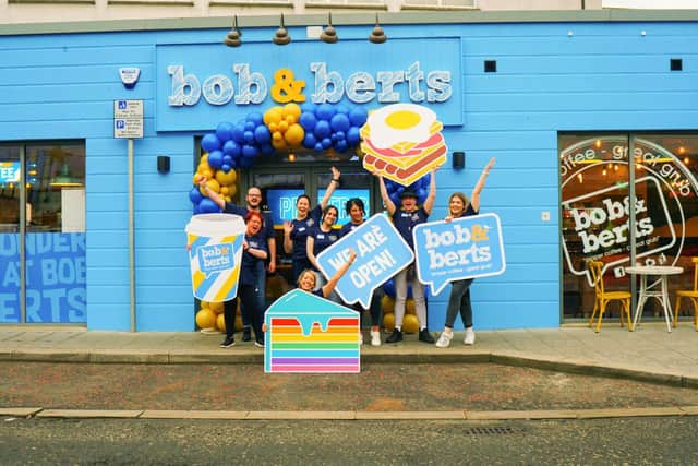 Staff at the new Bob & Berts in Cookstown.