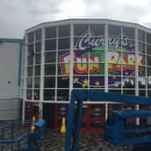 New signage is up at Curry’s Fun Park Portrush