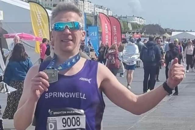 Alan Nevin at Brighton Marathon