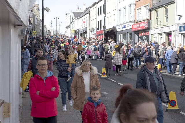 Hundreds turned out to the spring fair in Ballymoney on Saturday, the first major event held by Causeway Coast and Glens Borough Council since the covid Pandemic. PICTURE KEVIN MCAULEY/MCAULEY MULTIMEDIA