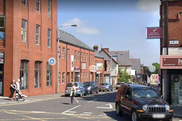 The Windsor Avenue junction with High Street in Lurgan. Picture: Google