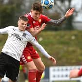 Portadown defender Paddy McNally on his return to the Premiership against Ballymena United after a 15-month recovery from injury. Pic by PressEye Ltd.