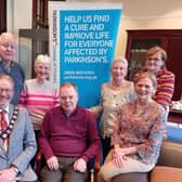Parkinson's UK Ballymena branch Pictured, standing from left, are Jimmy McClean, Chair, Thelma Strange, Committee member, Kate McKay, Secretary, and Dawn Fleming, Committee member.Sitting, from left, Mayor of Mid and East Antrim, Councillor William McCaughey, William Hill, Committee member, and Ann Hill, Treasurer.