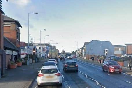 Police have received complaints about drivers going through the crossing when the lights are red on the Antrim Road. (Pic by Google).