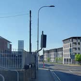 Artists impression of 63 apartments and a retail unit at the car wash and Ferbro buildings site in the centre of Glengormley