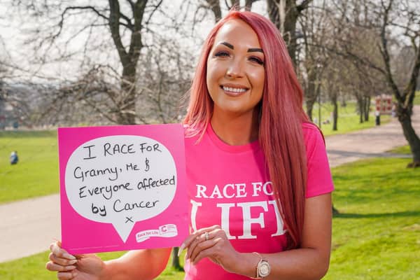 Andrea Harvey launches Race for Life