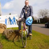 The Mayor's 100 mile Charity Cycle will take him through the village of Broughshane