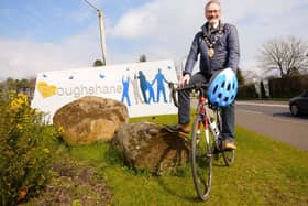 The Mayor's 100 mile Charity Cycle will take him through the village of Broughshane