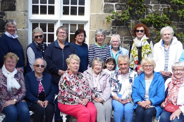 Muckamore WI ladies at Antrim Gardens and Clotworthy House.