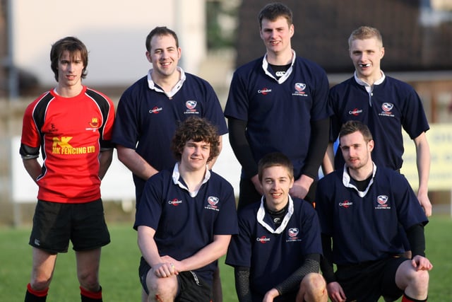 Carrick Presidents pictured at the annual Carrick Rugby Sevens  tournament in 2008. Ct19-045tc