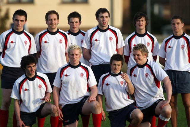 Malone Sevens squad pictured at Woodlawn in 2008. Ct19-046tc