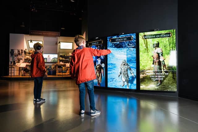 Turn yourself into a Kings-guard or a Wildling in one of the many interactive screens at Game of Thrones Studio Tour
