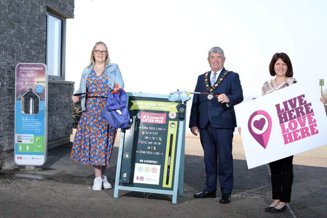 The new refill stations, as well as new solar bins and community litter pick boards, have been funded through a grant of £40,000 from the Live Here Love Here Marine Litter Capital Grants Scheme.