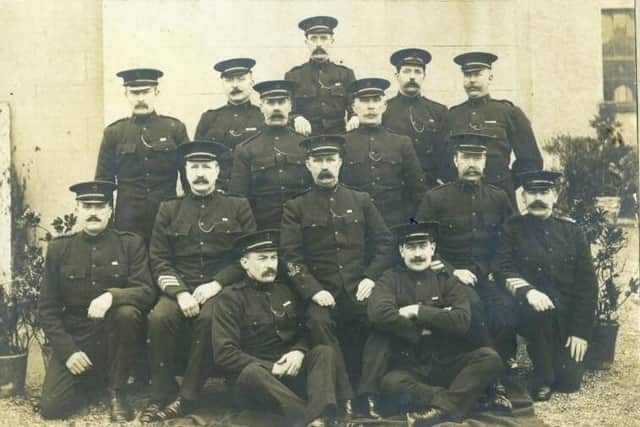 A group of RIC men pictured circa 1914. Picture: News Letter archives