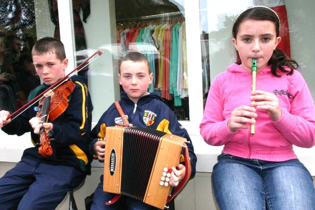 Traditional Irish music at this years Lammas Fair.BM35-270JC