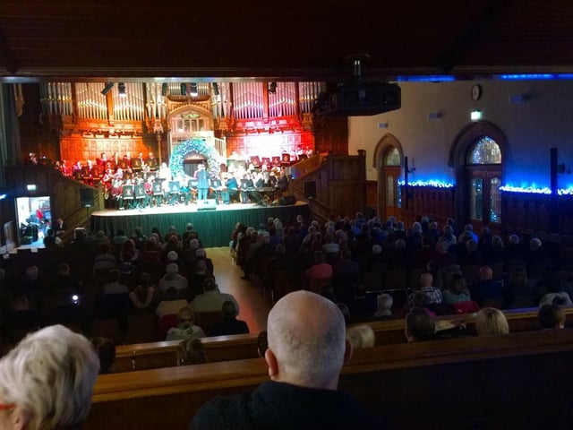 The Londonderry Bands Forum  staged a gala concert in the Guildhall last week. The Britannia Concert Band was joined by the Hamilton, Churchill and William King Flute Bands.