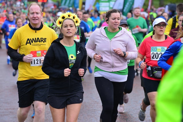 Many participants took part to support a worthy cause. Picture: Arthur Allison/Pacemaker Press.