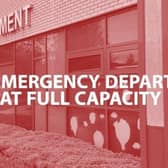 The Emergency Department at Antrim Area Hospital is at full capacity.