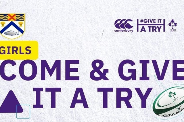 Girls' Give it a Try Rugby sessions at Coleraine Rugby Club