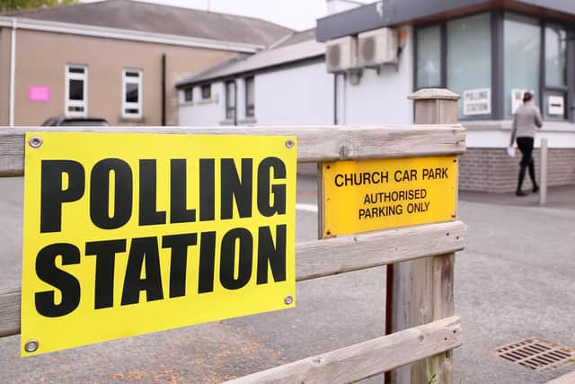 Polling station across Northern Ireland open for voting for the 2022 Assembly election. Picture: Jonathan Porter/PressEye