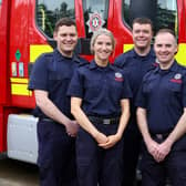 (L-R) Matthew Spiers, Maghaberry; Niamh McFaul,  Glenavy; Joseph Wilmont, Ballymoney; Peter McCotter, Portstewart and Blair Purdy, Ballymena