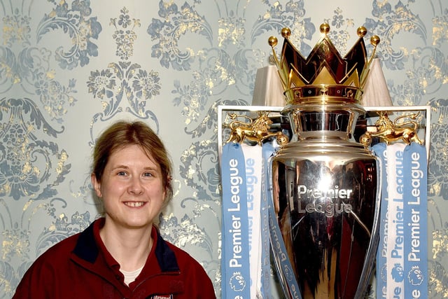 Arsenal fan, Ruth McCauley. INPT18-206.