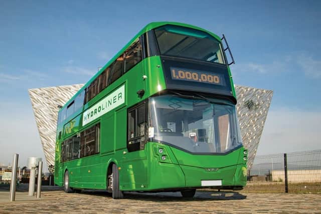 The fleet of world-first hydrogen Hydroliner double deck buses built by Wrightbus has today passed a collective one million miles in service.