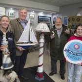 Rathlin Sound Maritime Festival will take place from May 27 until June 5 and celebrating its return are (L-R): Tracey Freeman, Causeway Coast and Glens Borough Council’s Events Officer; the Mayor, Councillor Richard Holmes; Peter Molloy from Ballycastle Community Development Group and Chloe Dunn