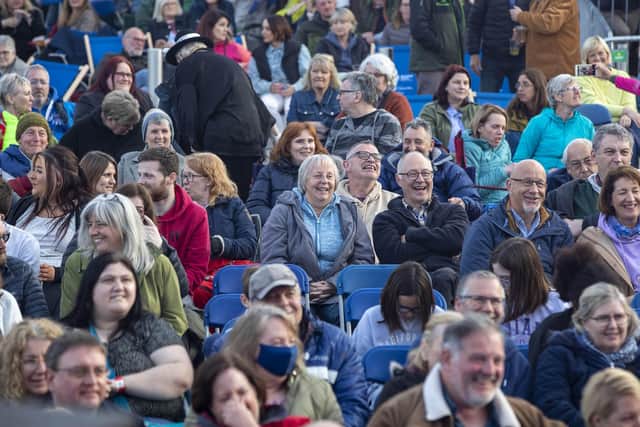 Larne Market Yard was packed for The Friends Goodwill Music Festival