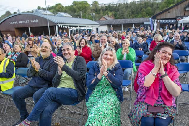 Festival goers were kept well entertained with acts such as Hothouse Flowers and Eddi Reader taking to the stage
