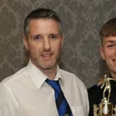 Killymoon Rangers FC player of the year was Davy McMullan