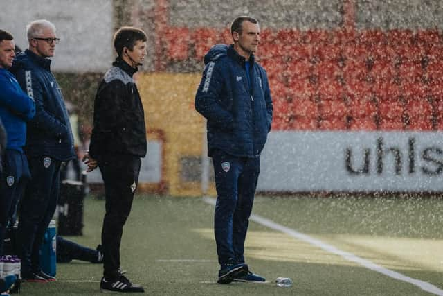 Coleraine boss Oran Kearney. PICTURE: David Cavan