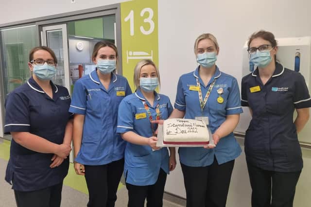 Craigavon Area Hospital Neonatal Unit staff and colleagues from Blossom Children and Young People's Centre kicked off the celebrations for International Day of the Nurse with wonderful cakes.
