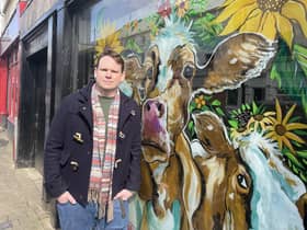 Ballymoney man Ewen Glass with his son Nathaniel who feature in The Toon - Back To Ballymoney on BBC Two Northern Ireland, Sunday, May 22 at 10.30pm