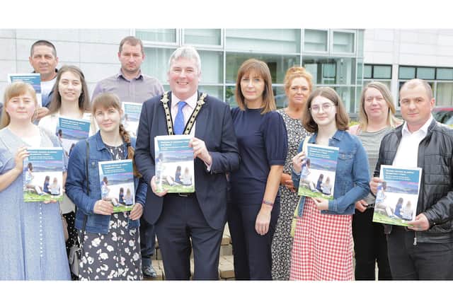 At a recent welcome reception for over 30 Ukrainian refugees and their sponsors Council launched its new welcome leaflet, produced as an essential guide for those arriving into the area