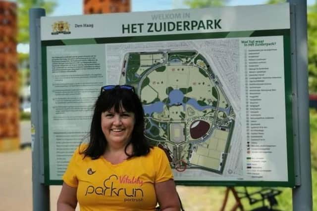 Catherine Byers at Zuiderpark parkrun