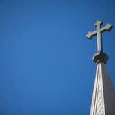 Church Steeple and Cross